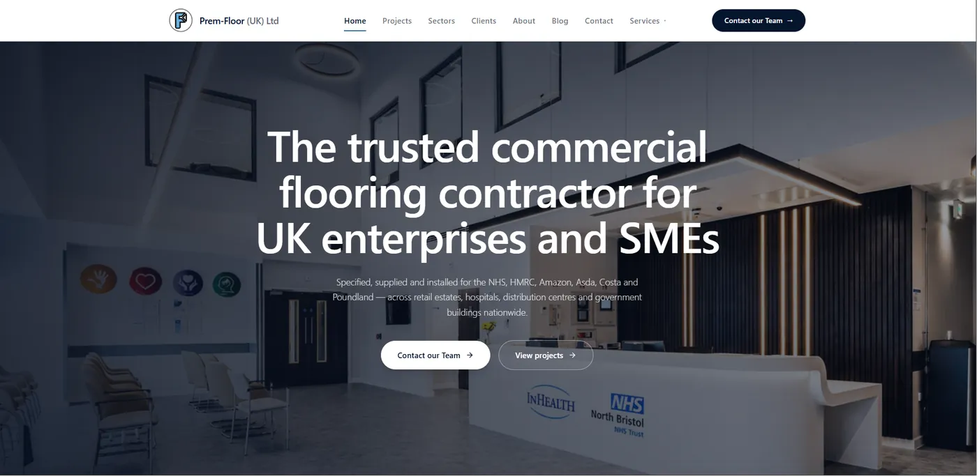 Premfloor-UK LTD — Flooring & Interior case study